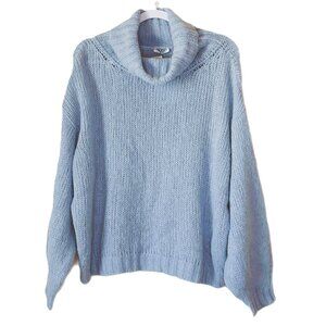 Peserico Alpaca Blend Drop Shoulder Turtleneck Sweater 16 US/52 IT